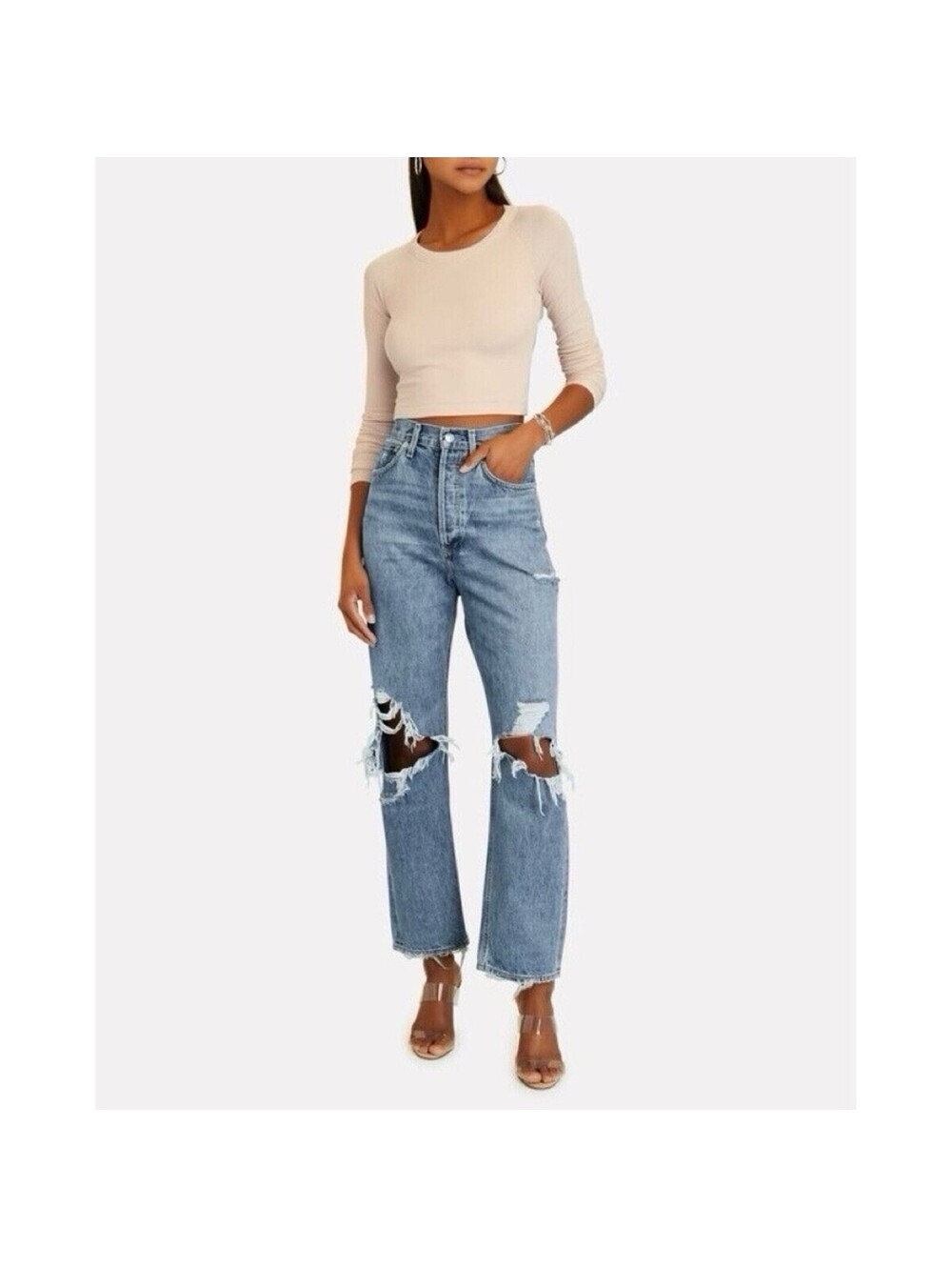 AGOLDE 90's Mid Rise Loose Fit Jeans Fall Out
